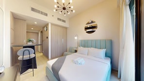 1 chambre, fer et planche à repasser, Wi-Fi gratuit, draps fournis