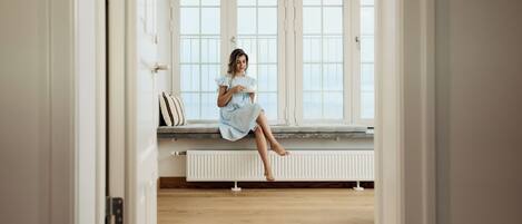 Loft panorámico | Decoración individual, escritorio, cunas (de pago) y wifi gratis