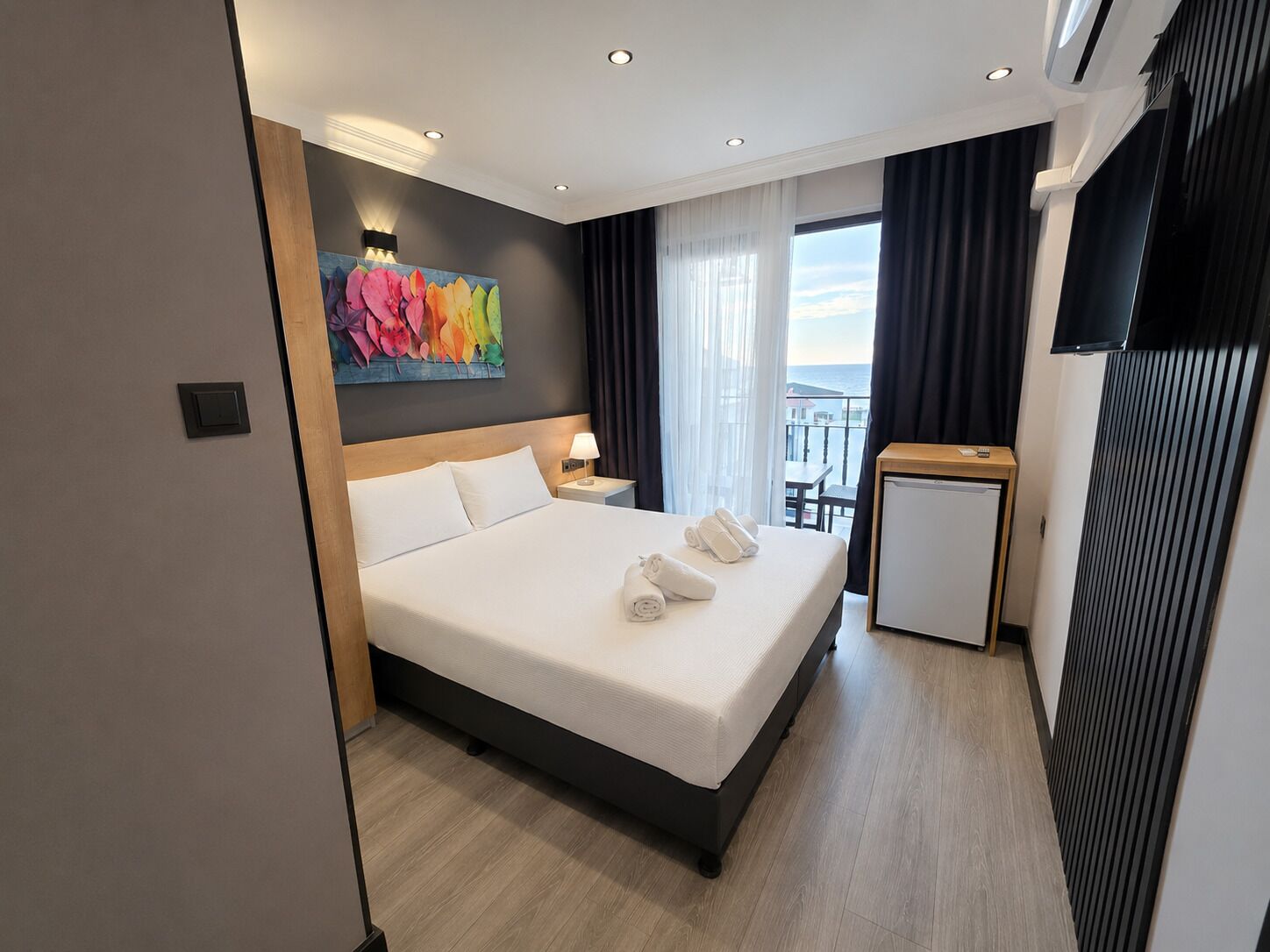 2 Kisilik Oda(Balkon+ Deniz Manzarali) Blok 2 | Free WiFi