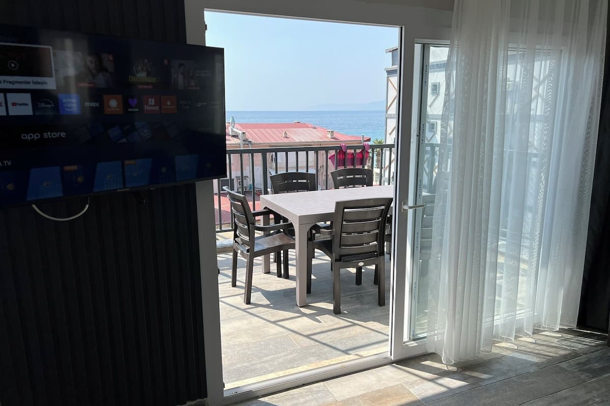  5 Kisilik Daire(Balkon+Deniz Manzara)-Blok 1 | 免費 Wi-Fi