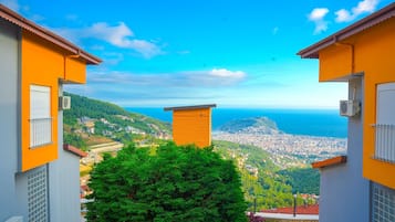 Vue depuis lâhĂ©bergement
