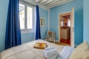 Appartamento, 1 letto matrimoniale con divano letto, non fumatori, vista città | Ferro/asse da stiro, culle/letti per bambini (a pagamento)