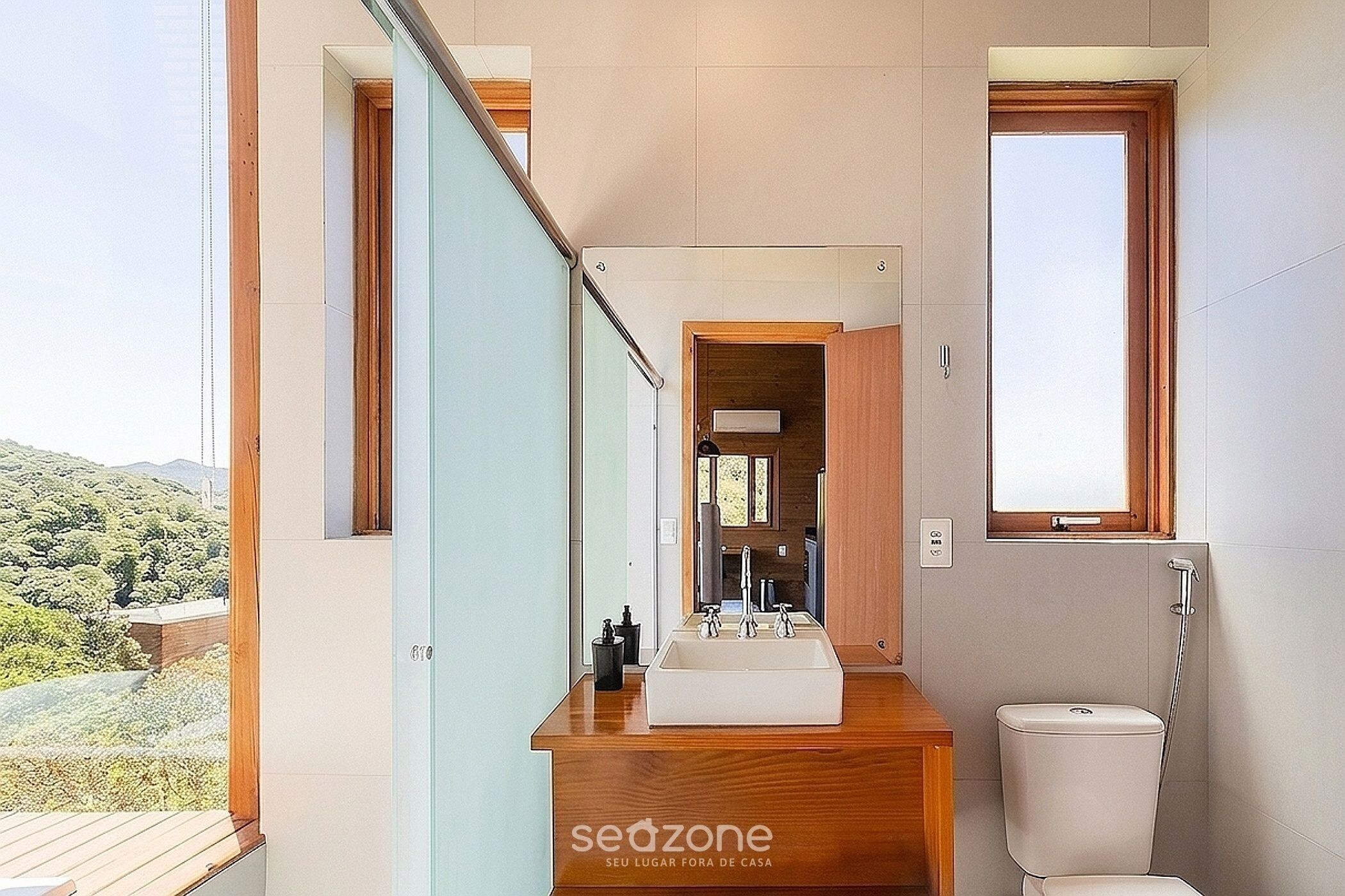Chalet de base | Salle de bain | Baignoire et douche séparées