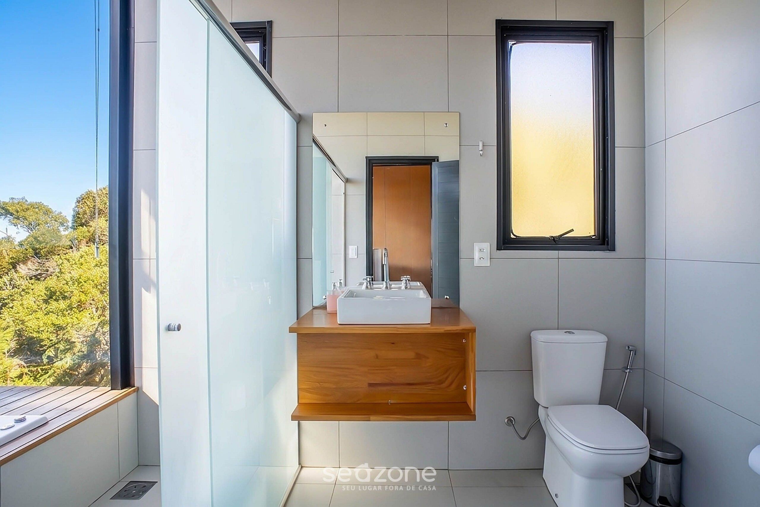 Chalet | Salle de bain | Baignoire et douche séparées