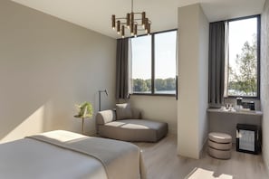 Matelas mémoire de forme, mini-bar avec articles gratuits