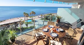 Superior Apartment, Sea View | Terrace/patio - Torrevieja4u Hospitality (Torrevieja)