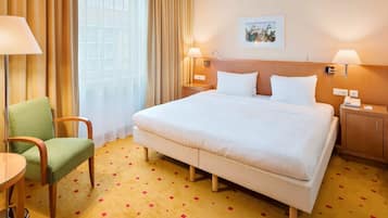 Couette en duvet d'oie, minibar, coffres-forts dans les chambres, bureau