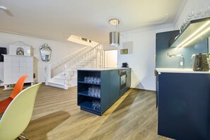 Comfort Apartment, 3 Bedrooms, Balcony, Mountain View | Living area | 50-inch flat-screen TV with cable channels
