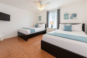 3 chambres, fer et planche à repasser, accès Internet, draps fournis