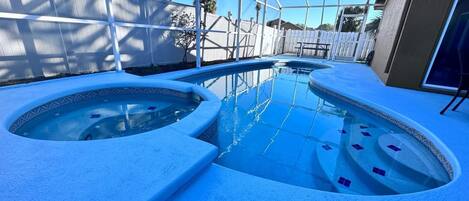 Indoor pool, outdoor pool