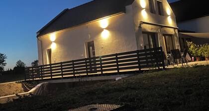 Vacation villa "Twin Garden" in Zánka, 5 minutes from Lake Balaton. Garden & Terrace.