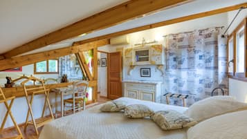 1 chambre, bureau, Wi-Fi, draps fournis