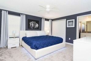 5 bedrooms, iron/ironing board, travel crib, free WiFi