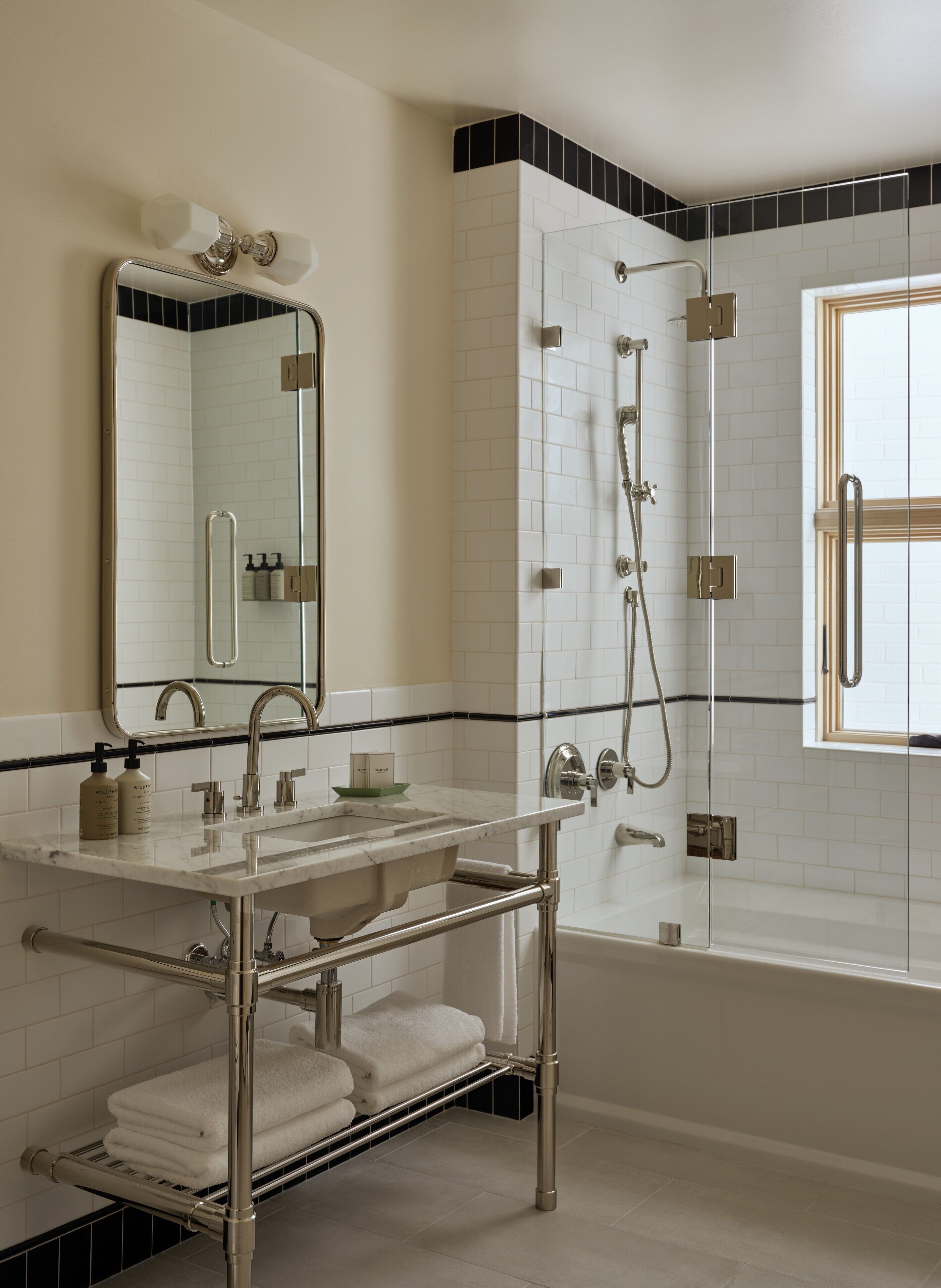 Hair dryer, bathrobes, slippers, towels