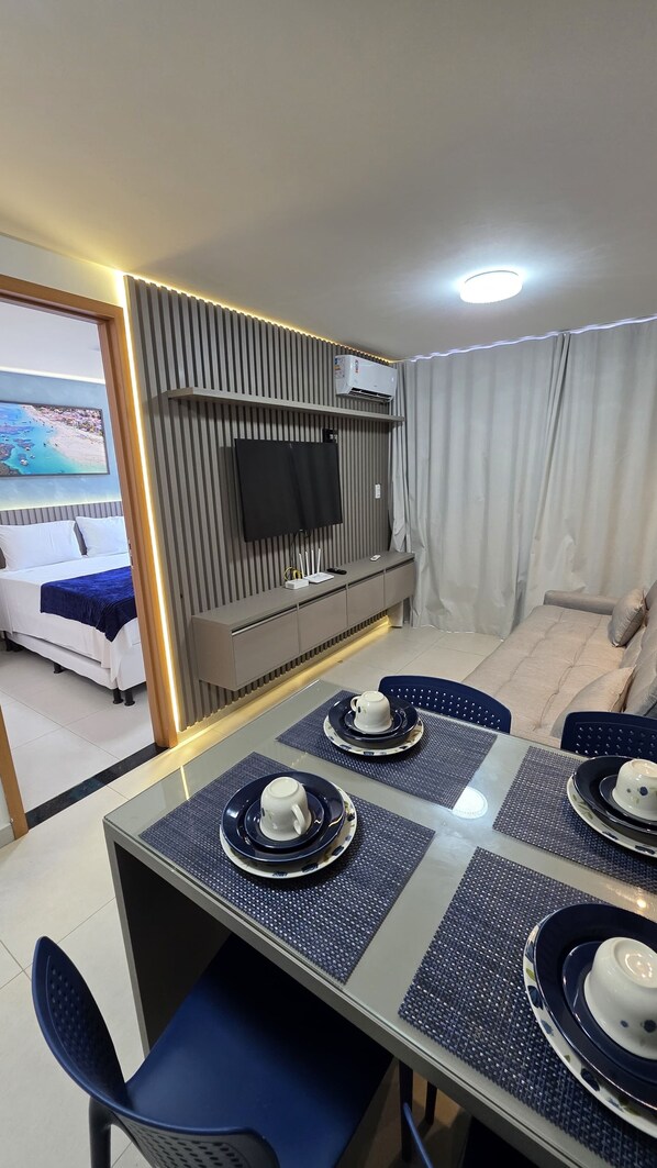 Comfort Apartment, Courtyard View | Living area