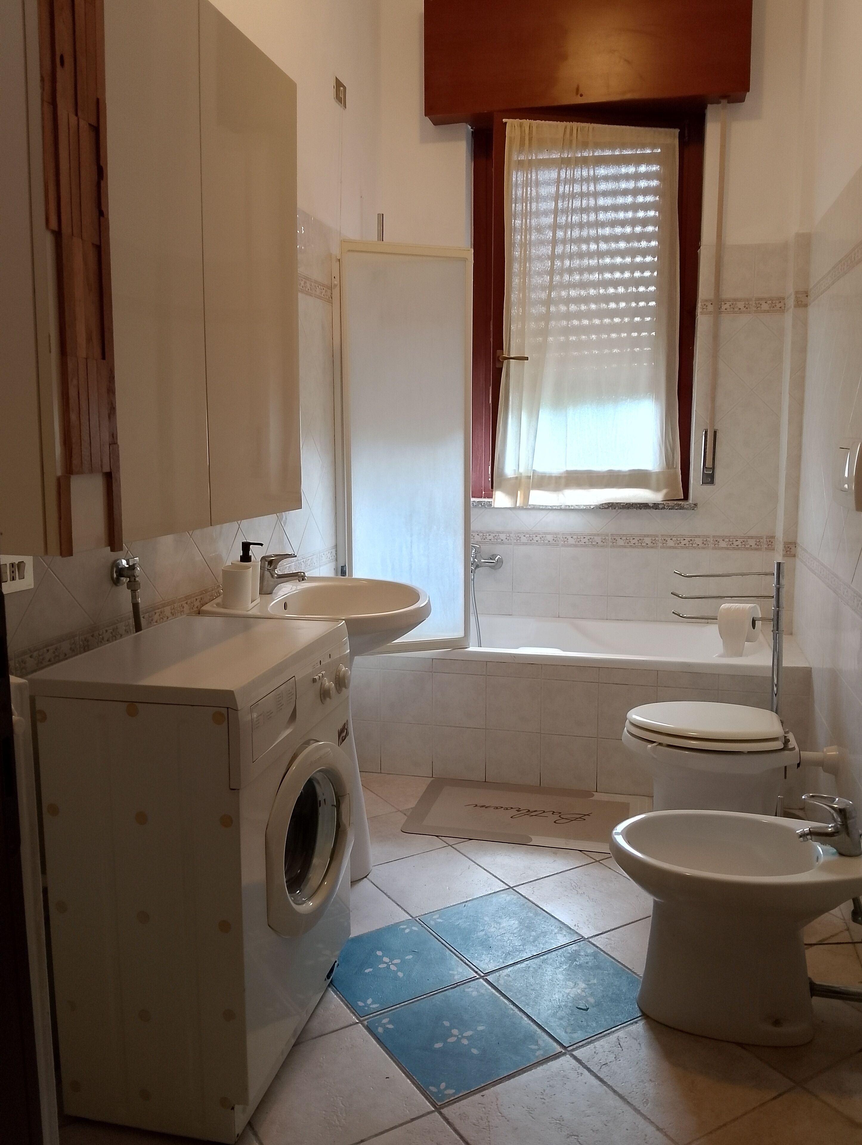 Haartrockner, Bidet, Handtücher, Seife