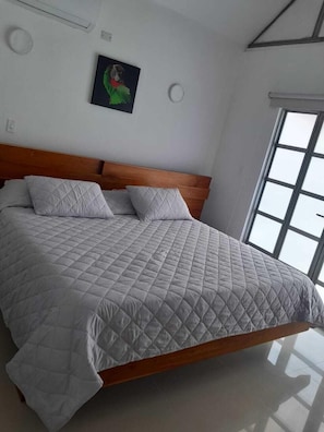 Cabana, sacada, vista para o jardim