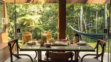 Opções para refeição ao ar livre