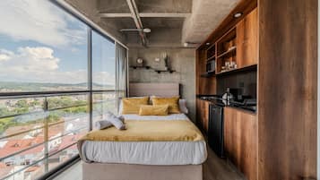 1 bedroom, iron/ironing board, bed sheets