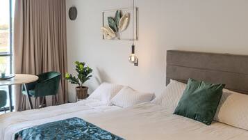 1 bedroom, iron/ironing board, bed sheets