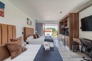 1 bedroom, iron/ironing board, bed sheets
