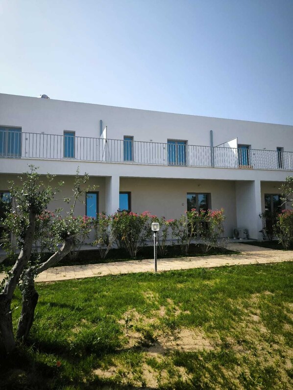 Façana frontal de l'allotjament