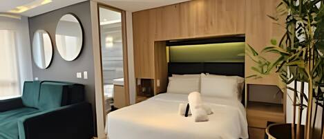 1 bedroom, iron/ironing board, bed sheets
