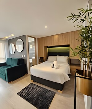 1 habitación, escritorio, tabla de planchar con plancha y wifi 