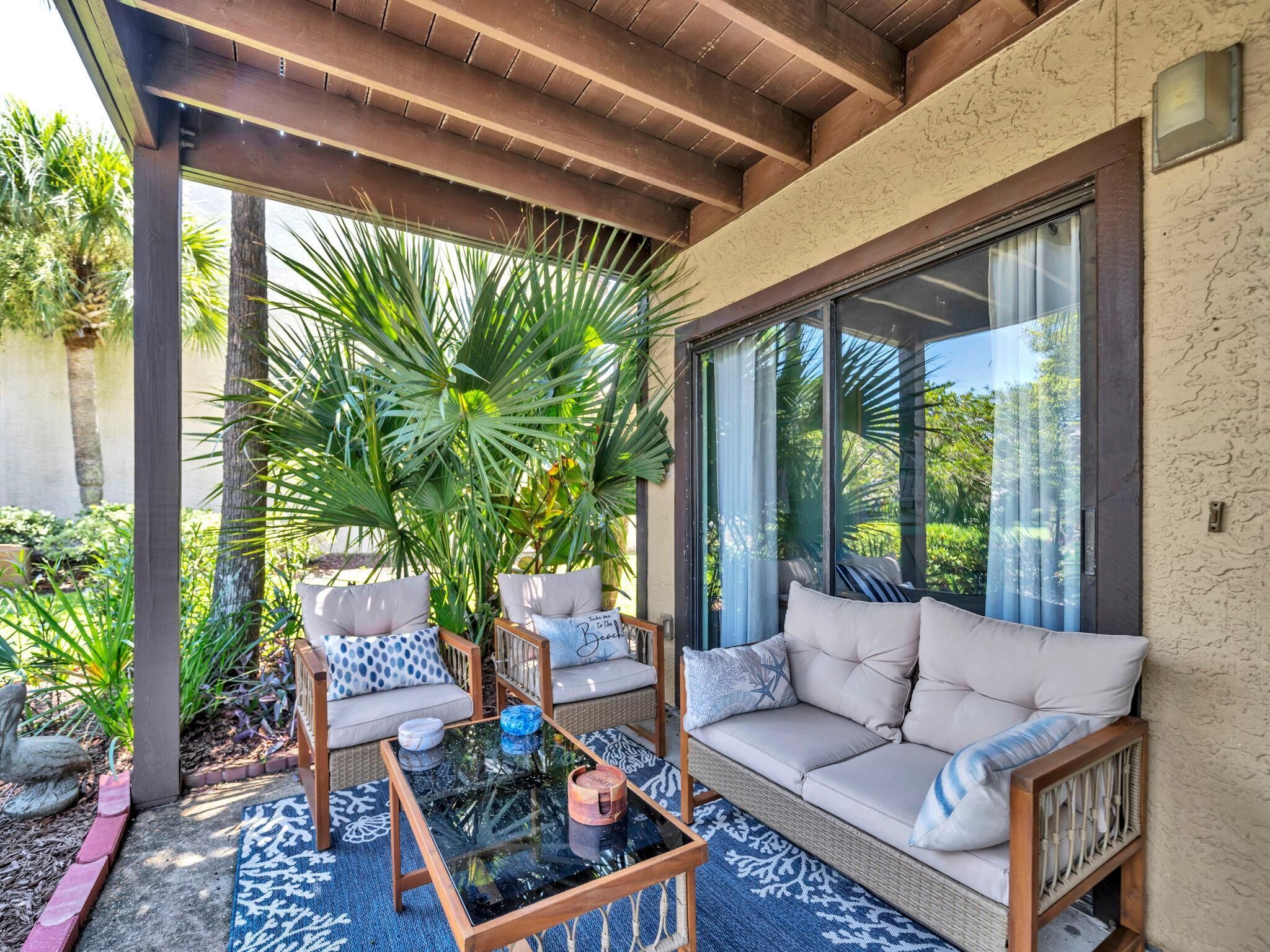 Townhome, Multiple Beds (Portside I1- Gulf Palms) | Terrace/patio