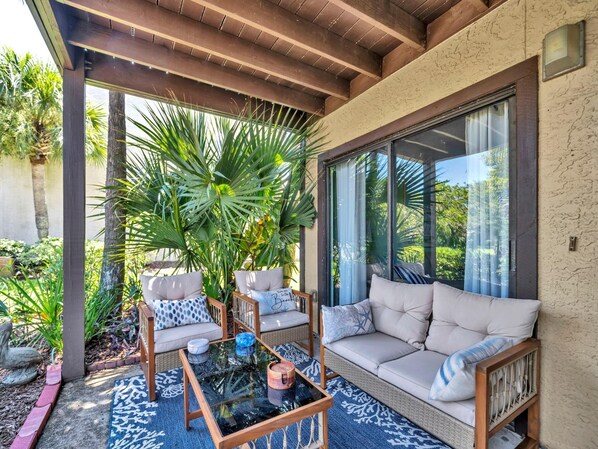 Townhome, Multiple Beds (Portside I1- Gulf Palms) | Terrace/patio