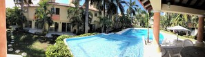 Pool - Quiet, relaxing 2-bedroom gated condo w/AC in Ixtapa - 3 blocks from the beach! (Ixtapa)