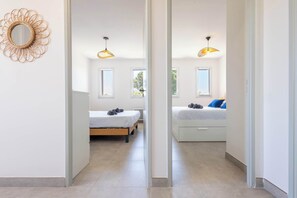 2 chambres, fer et planche Ă repasser, Wi-Fi, draps fournis