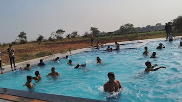 Seasonal outdoor pool