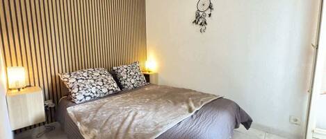 1 soverom og sengetøy