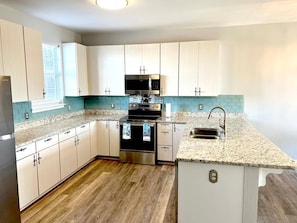 Townhome, Multiple Beds (Coastal Cottage) | Private kitchen