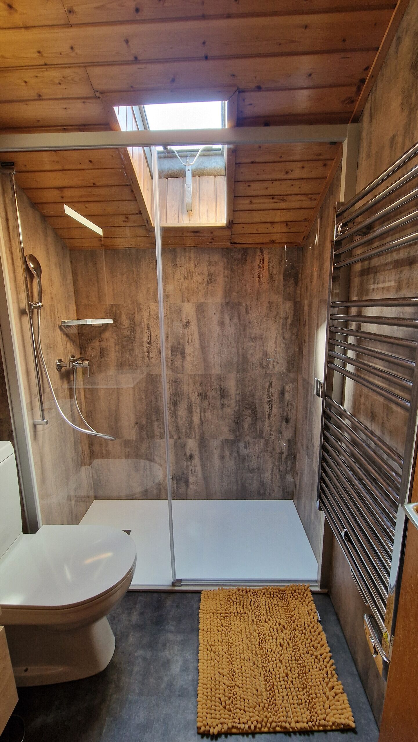 Shower, towels