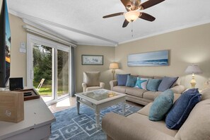 Appartement, 1 kingsize bed met slaapbank (Sand Dollar W-101) | Woonruimte