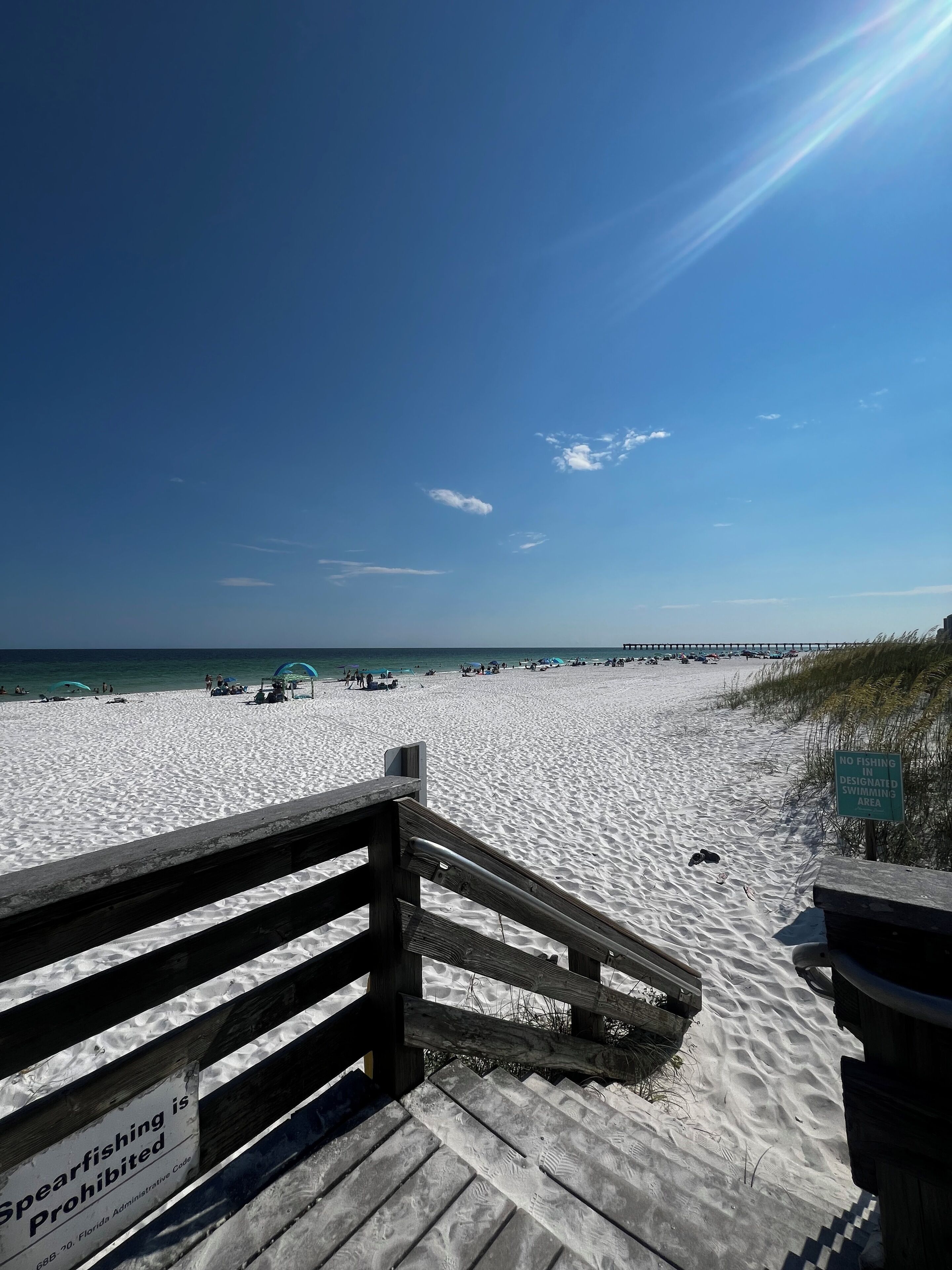 Sun loungers, beach towels