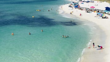 Sun loungers, beach towels