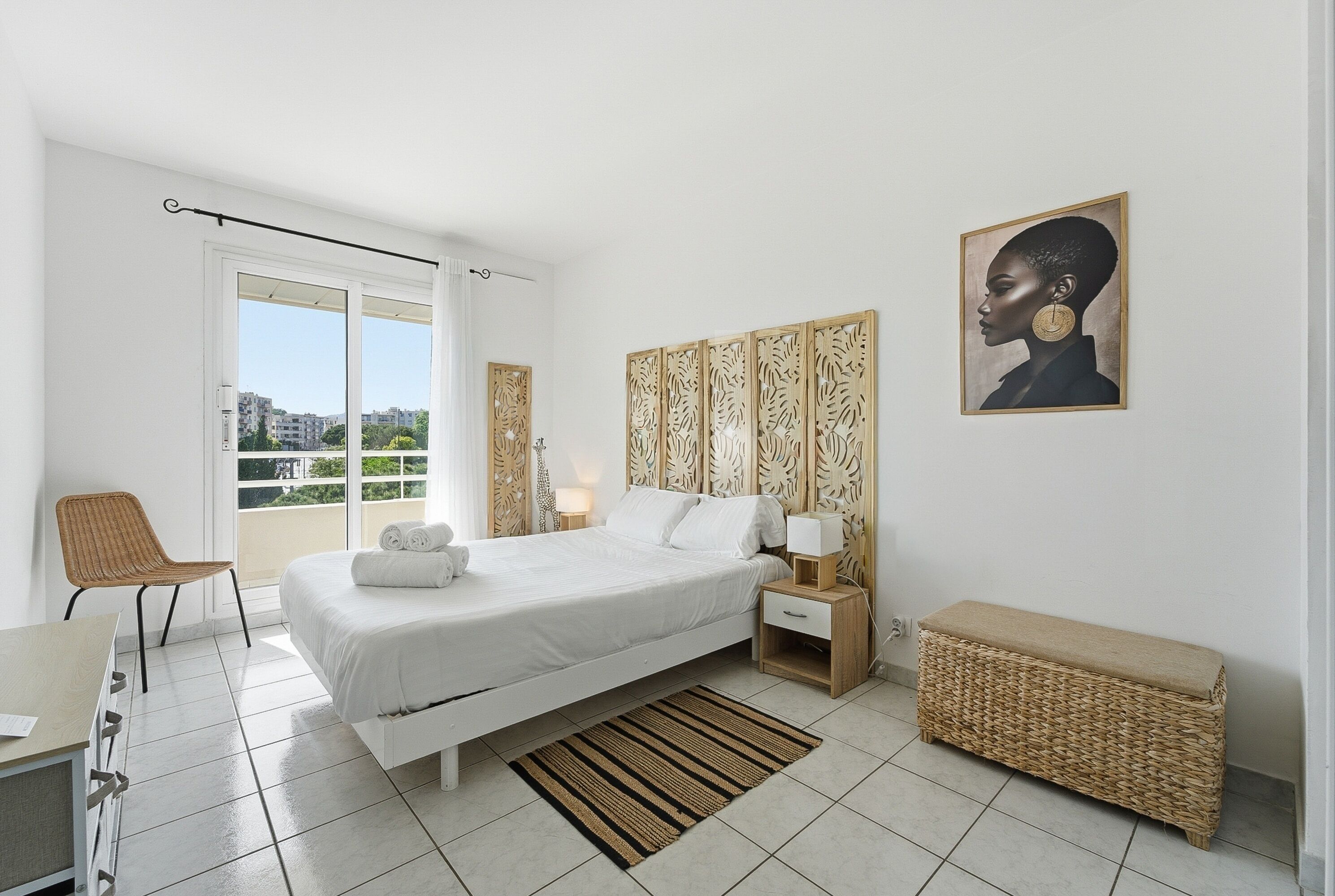 2 bedrooms, iron/ironing board, free WiFi, bed sheets