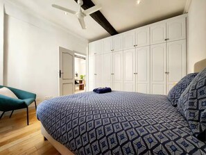 1 bedroom, iron/ironing board, free WiFi, bed sheets
