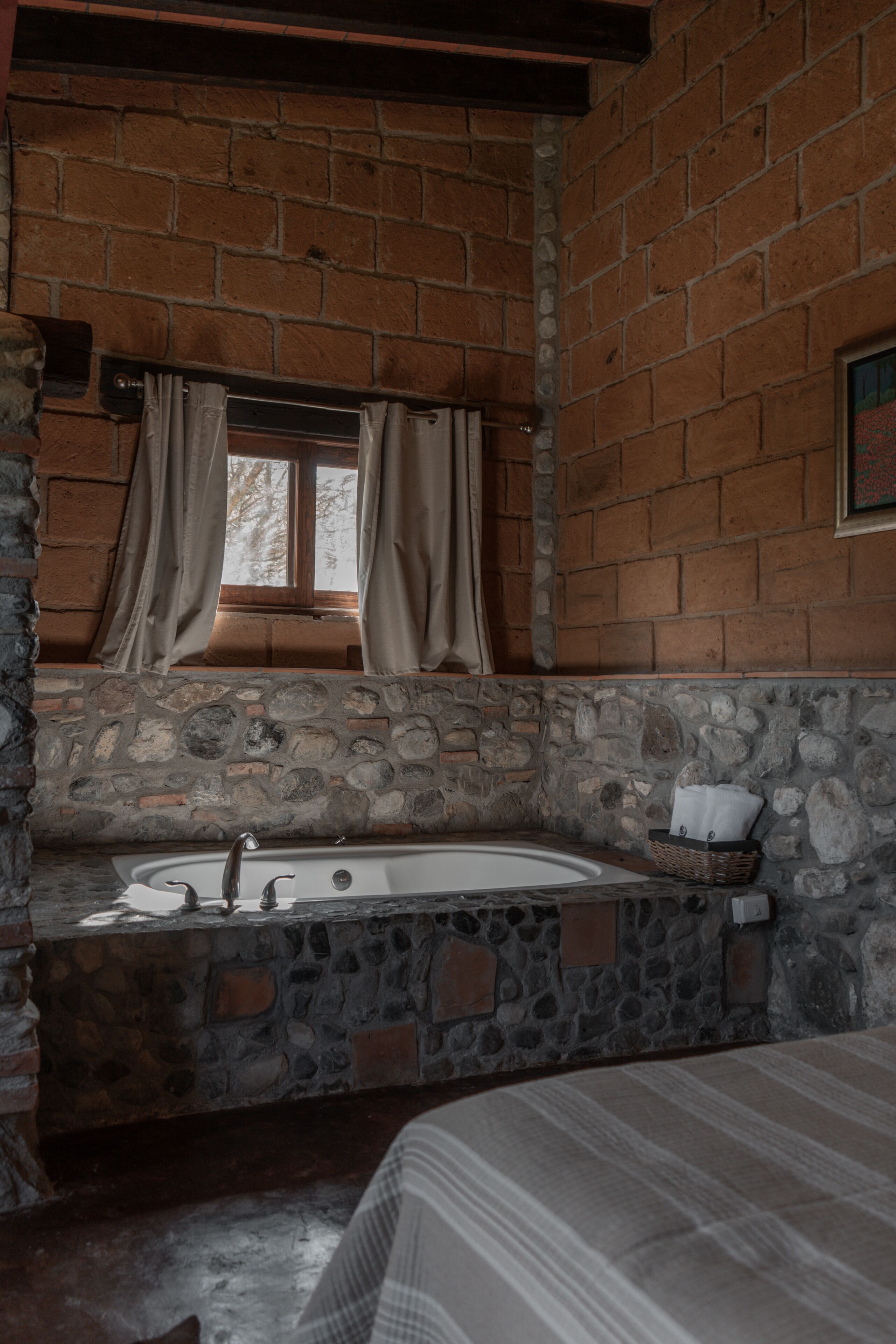 Cabaña romántica | Wifi gratis y ropa de cama