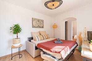 1 Schlafzimmer, Bügeleisen/Bügelbrett, kostenloses WLAN, Bettwäsche