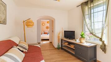 1 chambre, fer et planche Ă repasser, Wi-Fi gratuit, draps fournis