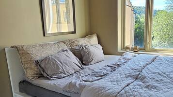 4 bedrooms, iron/ironing board, WiFi, bed sheets