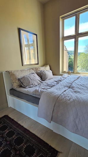 4 bedrooms, iron/ironing board, WiFi, bed sheets