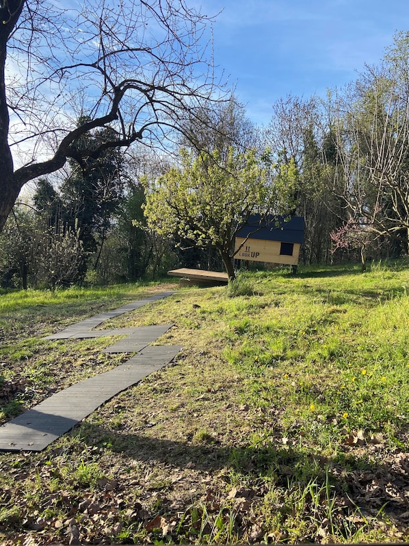 Classic Tent, Mountain View, Annex Building | Terrace/patio