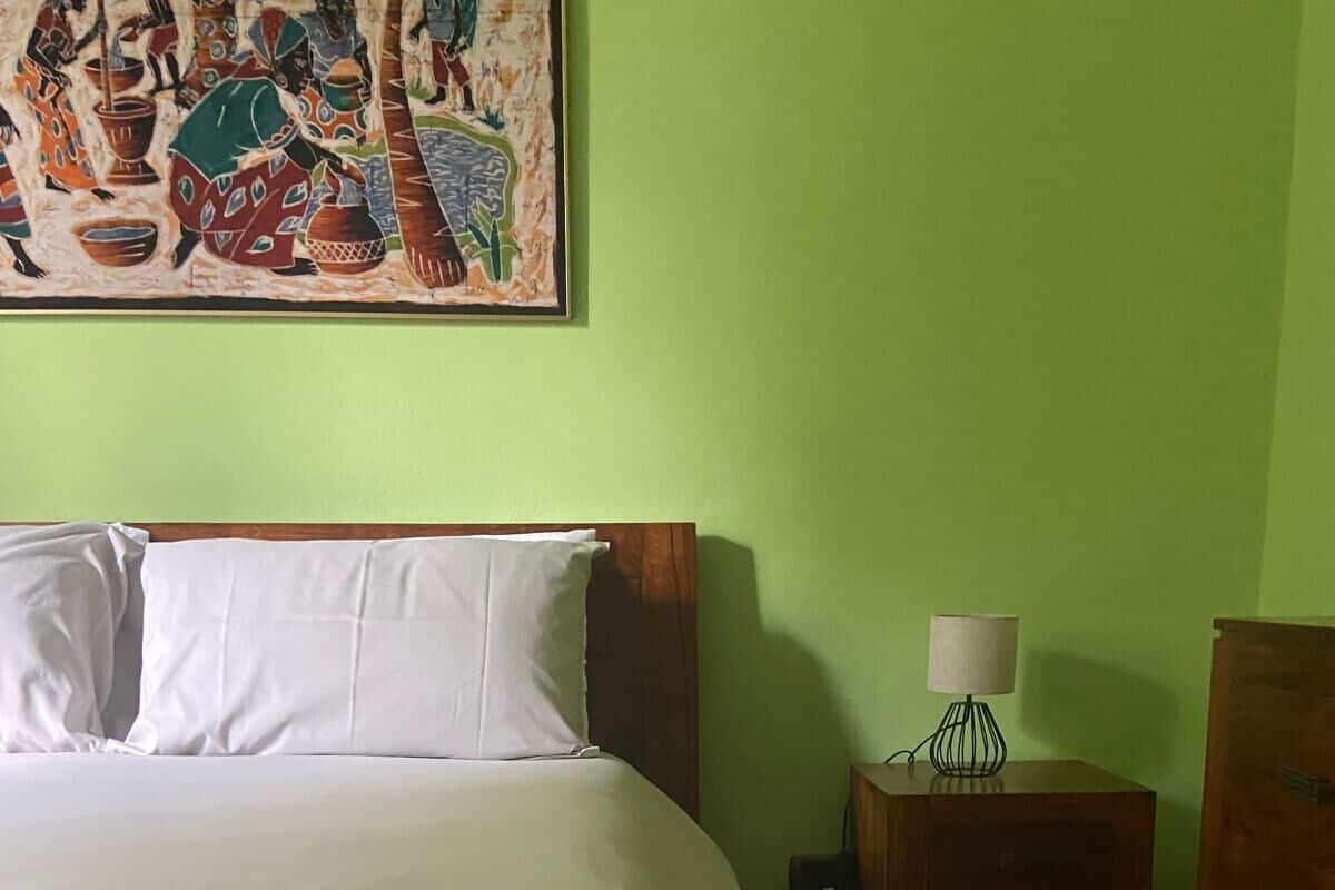 Comfort Quadruple Room, Balcony, Garden View | Hypo-allergenic bedding, blackout drapes, iron/ironing board, free WiFi