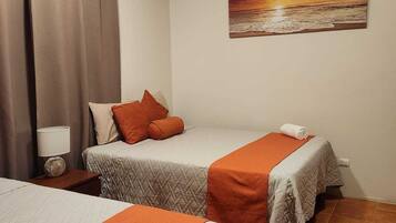 Blackout curtains, iron/ironing board, free WiFi