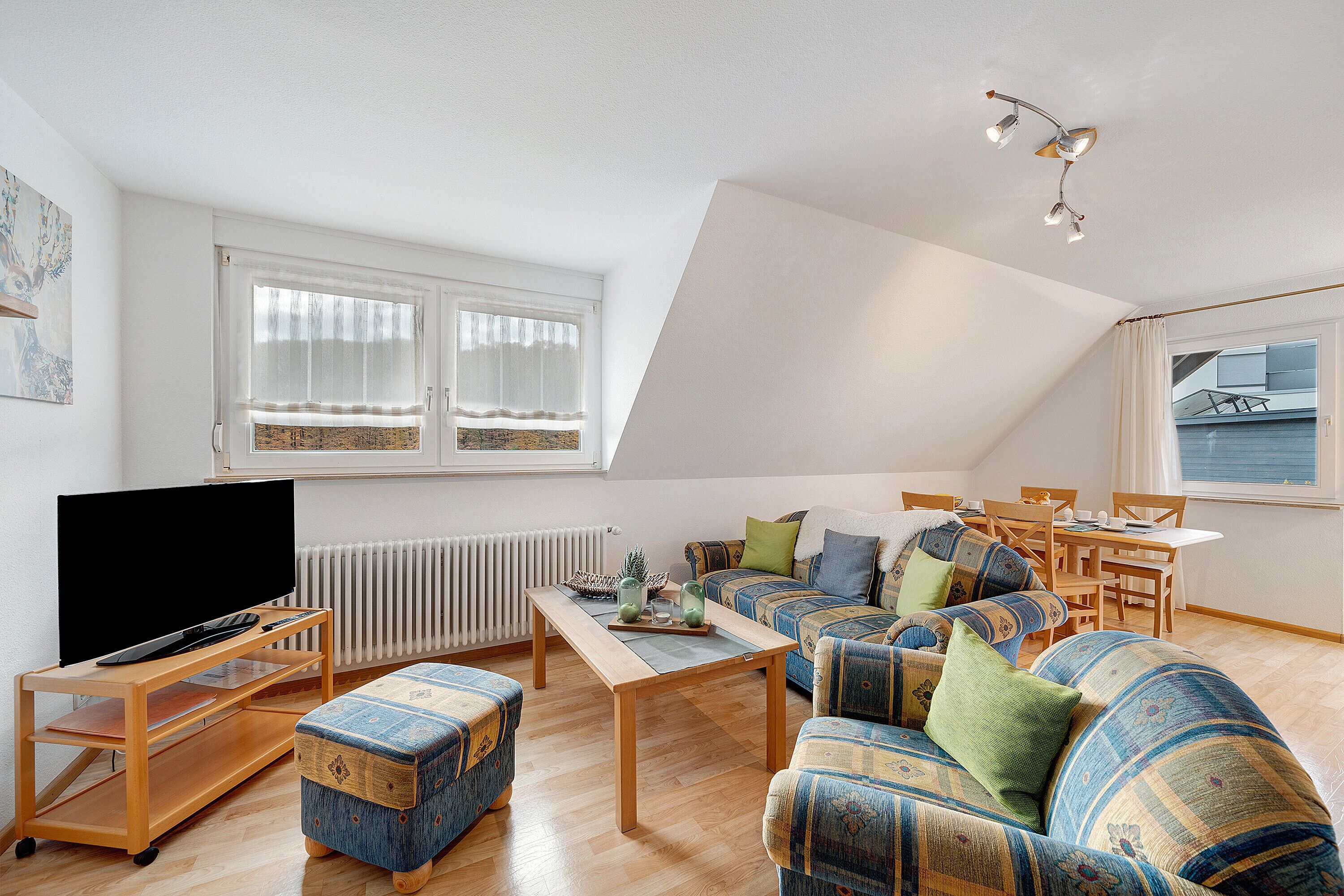 TV, DVD player, stereo